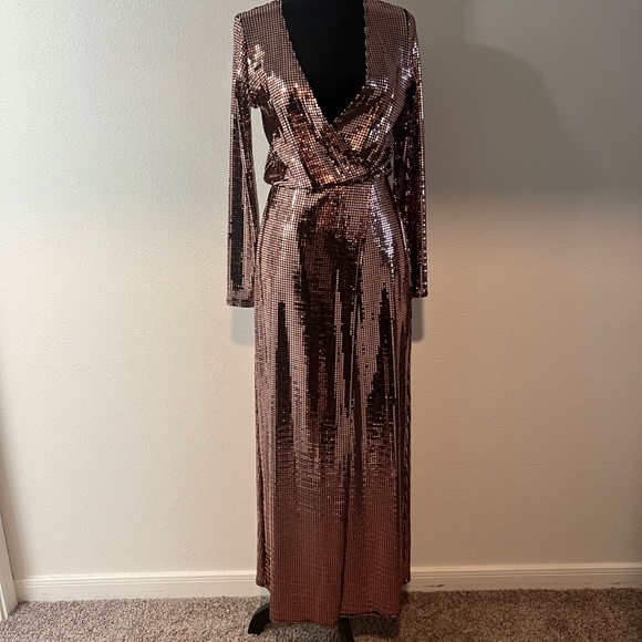 Disco Queen Metallic Dress - Picture 2 of 3